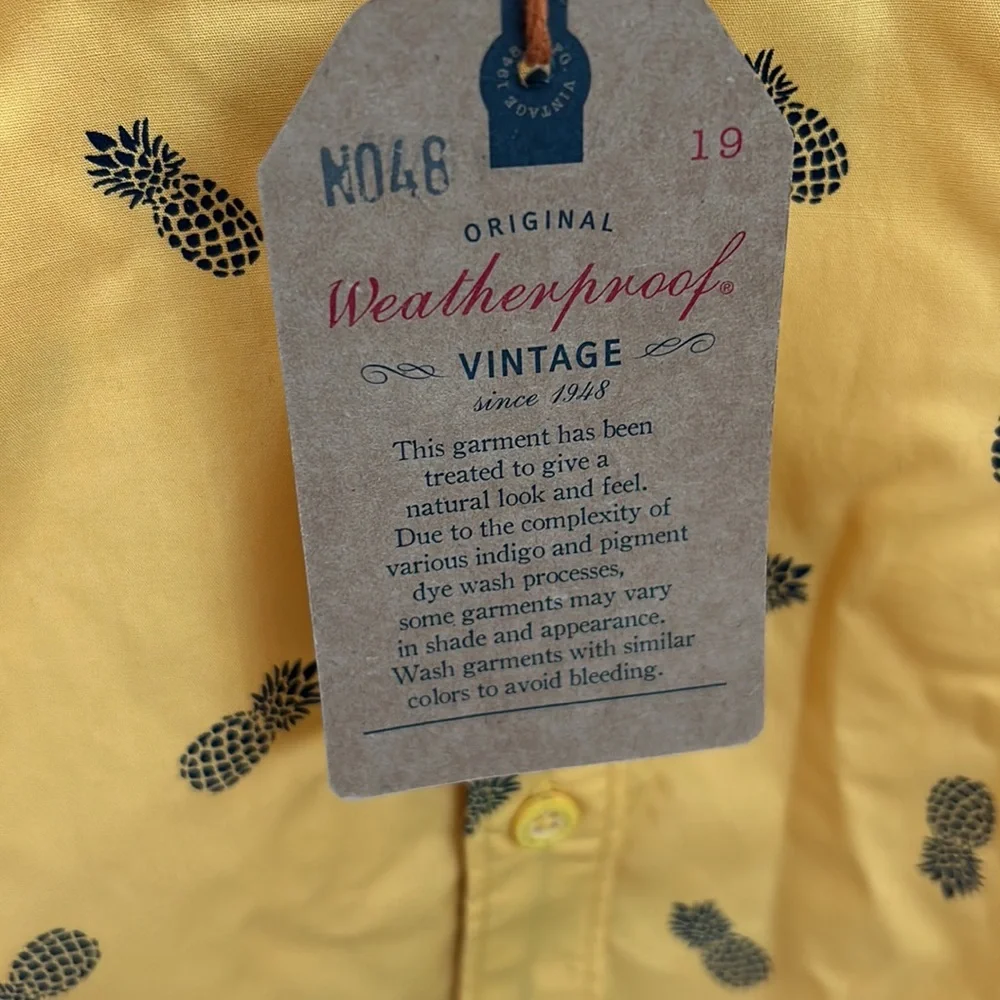 New Weatherproof Vintage Pineapple Top - Picture 3 of 7